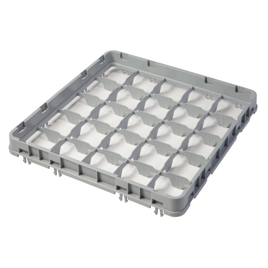 Cambro | Camrack Glass Rack Extender, 25 Compartment, Half Drop, Grey