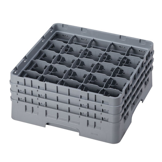 Cambro | Camrack Glass Rack, 25 Compartment, 6 7/8" Height, Grey