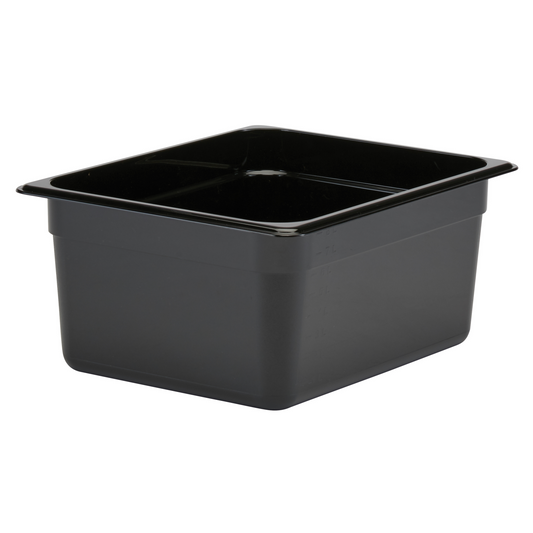 Cambro | Camwear Half Size Food Pan, 6" Deep, Black