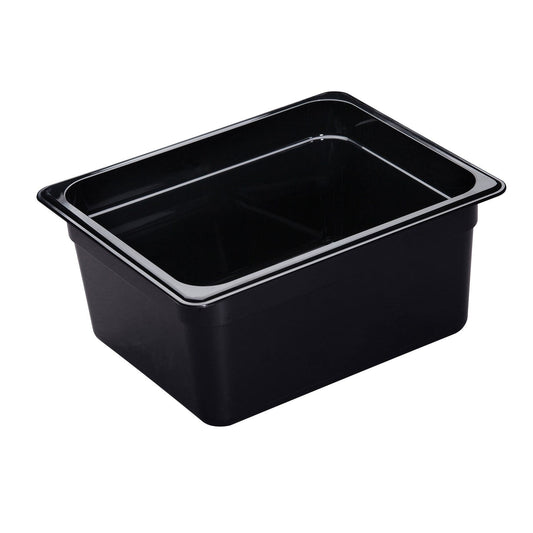 Cambro | High Heat Half Size Food Pan, 6" Deep, Black