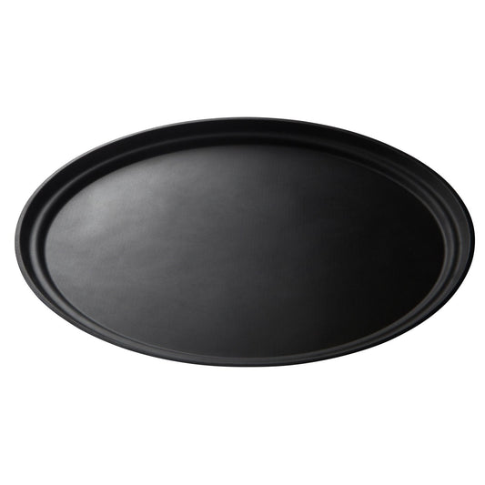 Cambro | Camtread Oval Tray, 22" x 27", Black