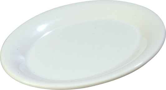 Carlisle | Sierrus Oval Platter Tray, 9.5" x 7.25", Melamine, White