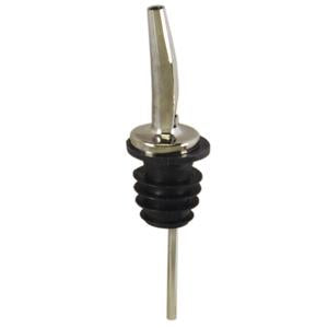 Spill-Stop | Chrome Tapered Pourer, 285 Series, Poly-Kork (12-pack)