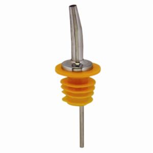 Spill-Stop | Chrome Tapered Pourer, 285 Series, Oversized Poly-Kork (12-pack)