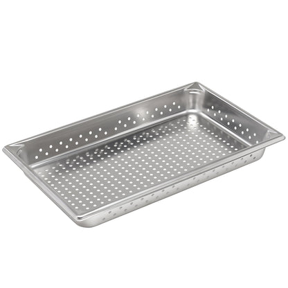 Vollrath | Super Pan V Full Size Perforated Food Pan, 1.25" Deep, 22 Gauge Stainless Steel