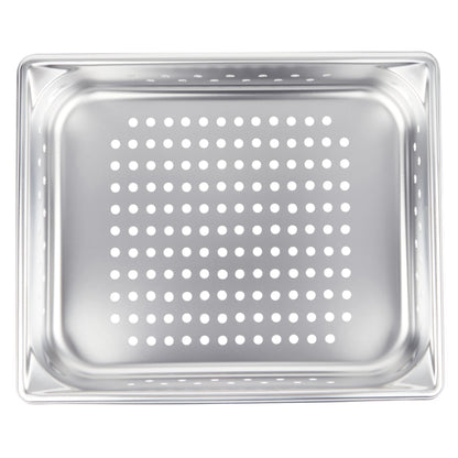 Vollrath | Super Pan V Half Size Perforated Food Pan, 2.5" Deep, Stainless Steel