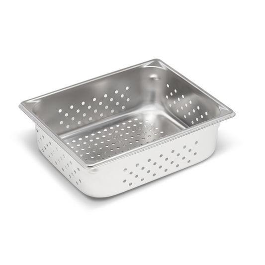 Vollrath | Super Pan V Half Size Perforated Food Pan, 4" Deep, Stainless Steel