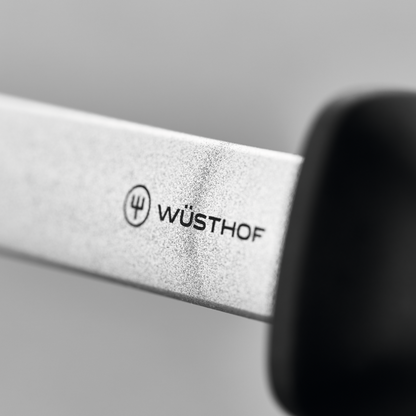 Wusthof | Sharpening Steel, Oval Diamond Grit, 10", Black - ChefEquipment.com