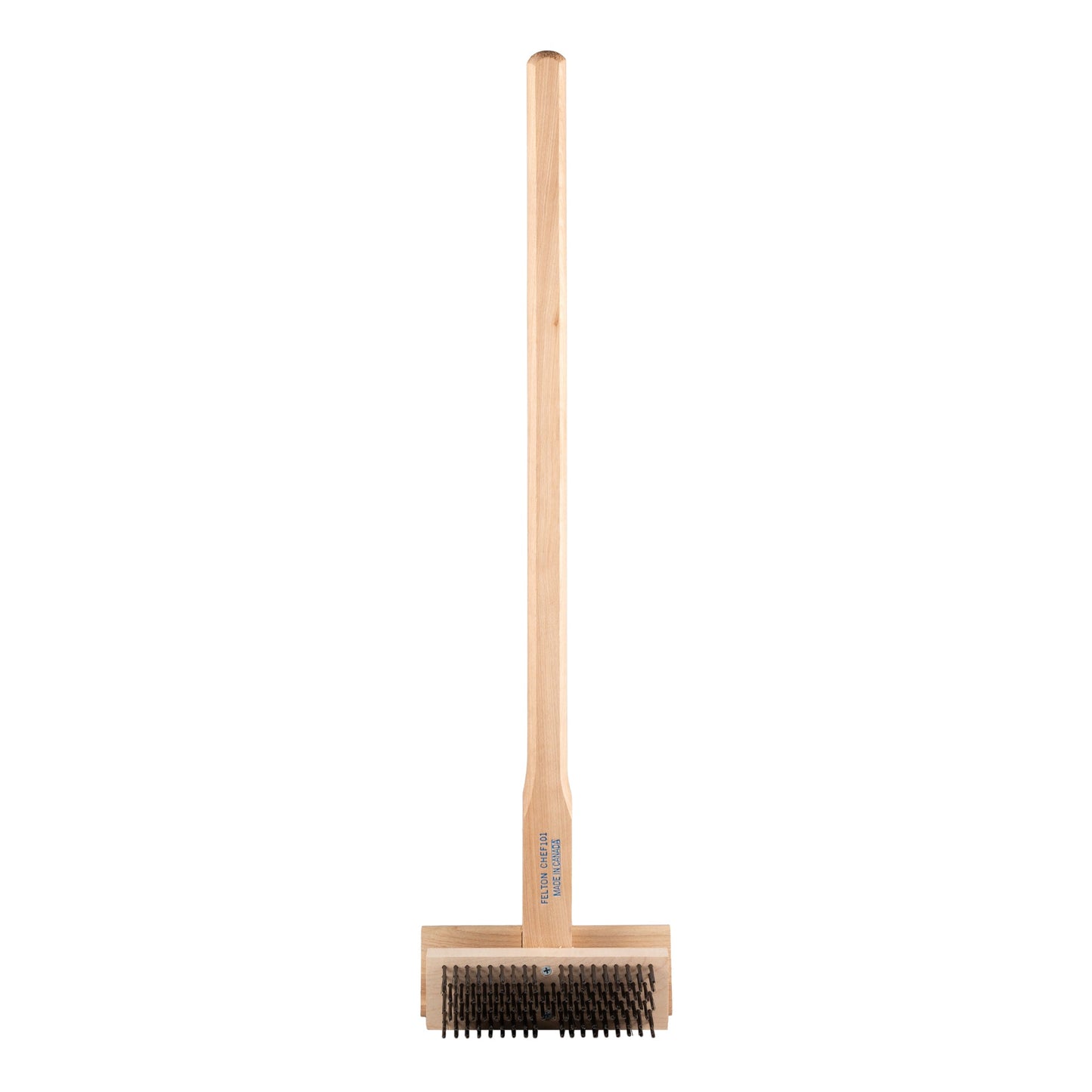 Felton Brushes | Double Sided Grill Brush, 30", Wood/Wire