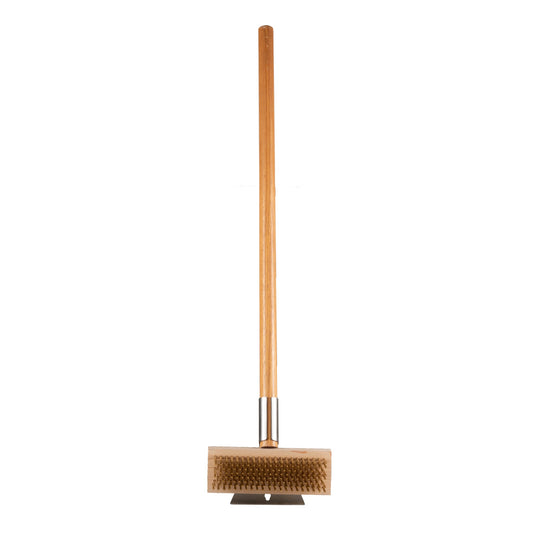 Felton Brushes | Heavy Duty Oven / Grill Brush, 27", Wood/Brass Wires