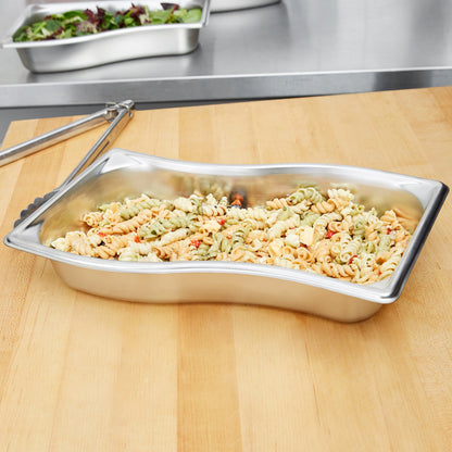 Vollrath | Super Pan 1/3 Size Wild Shape Inner Food Pan, 2.5" Deep, 22 Gauge Stainless Steel