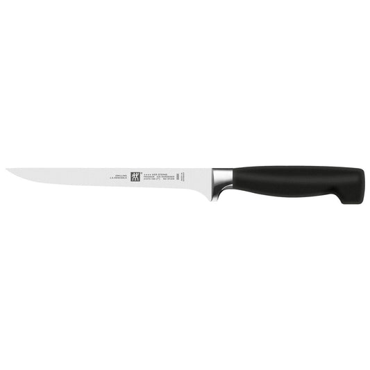 Zwilling | Four Star Filleting Knife, 7", Black - ChefEquipment.com