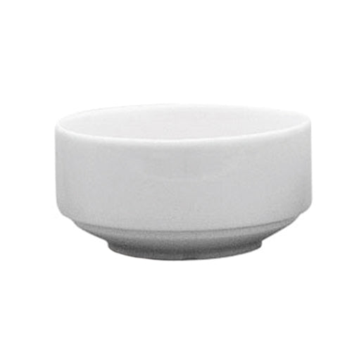 Continental China | Plain White Stacking Soup Bowl, 10 oz, White (24-pack)