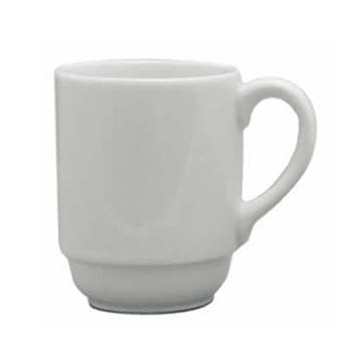 Tableware Solutions | Continental Plain White Stacking Mug, 10 oz (2 DZ) - ChefEquipment.com