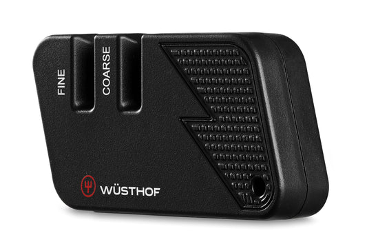 Wusthof | Compact Key Chain Knife Sharpener, Black