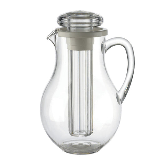 TableCraft | Pitcher with Center Core, 2 Qt, Clear Plastic