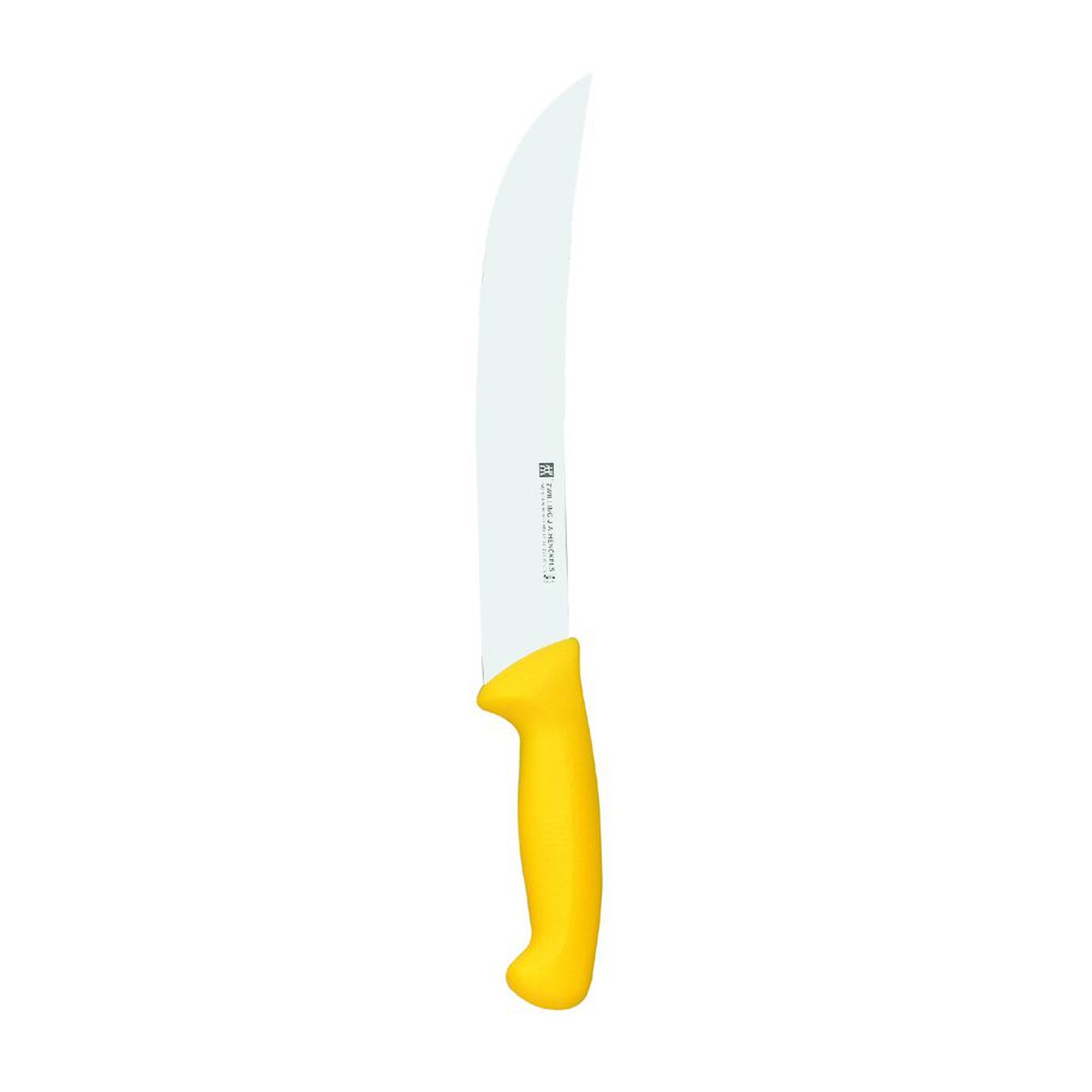 Henckels | TWIN Master Scimitar Butcher Knife, 9.5", Yellow - ChefEquipment.com