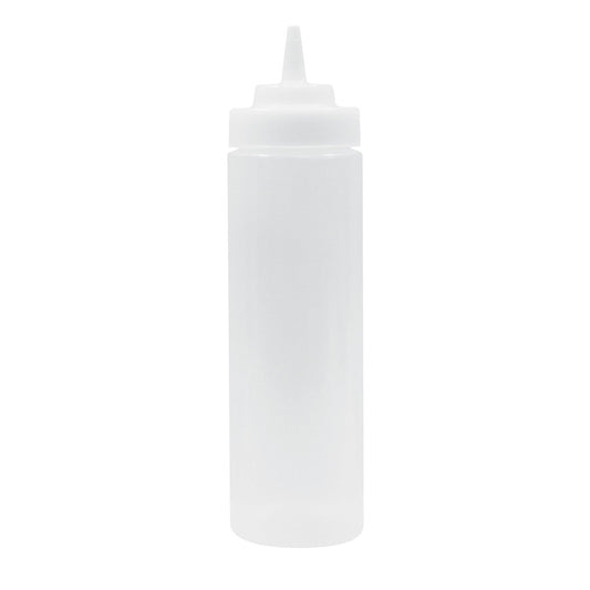 TableCraft | WideMouth Squeeze Bottle, 24 oz, 4.2mm Tip Opening, Clear