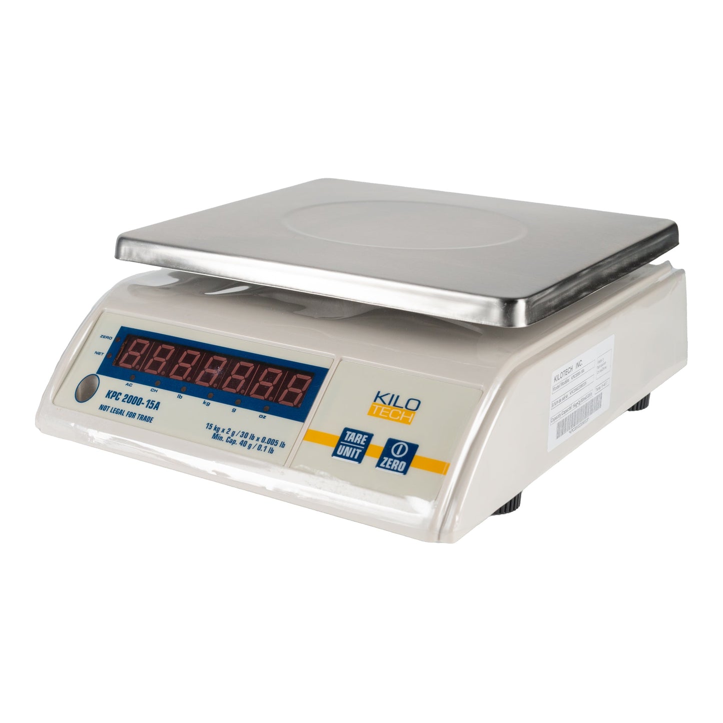 Kilotech | KPC-2000-015A Digital Portion Control Scale, 15 kg