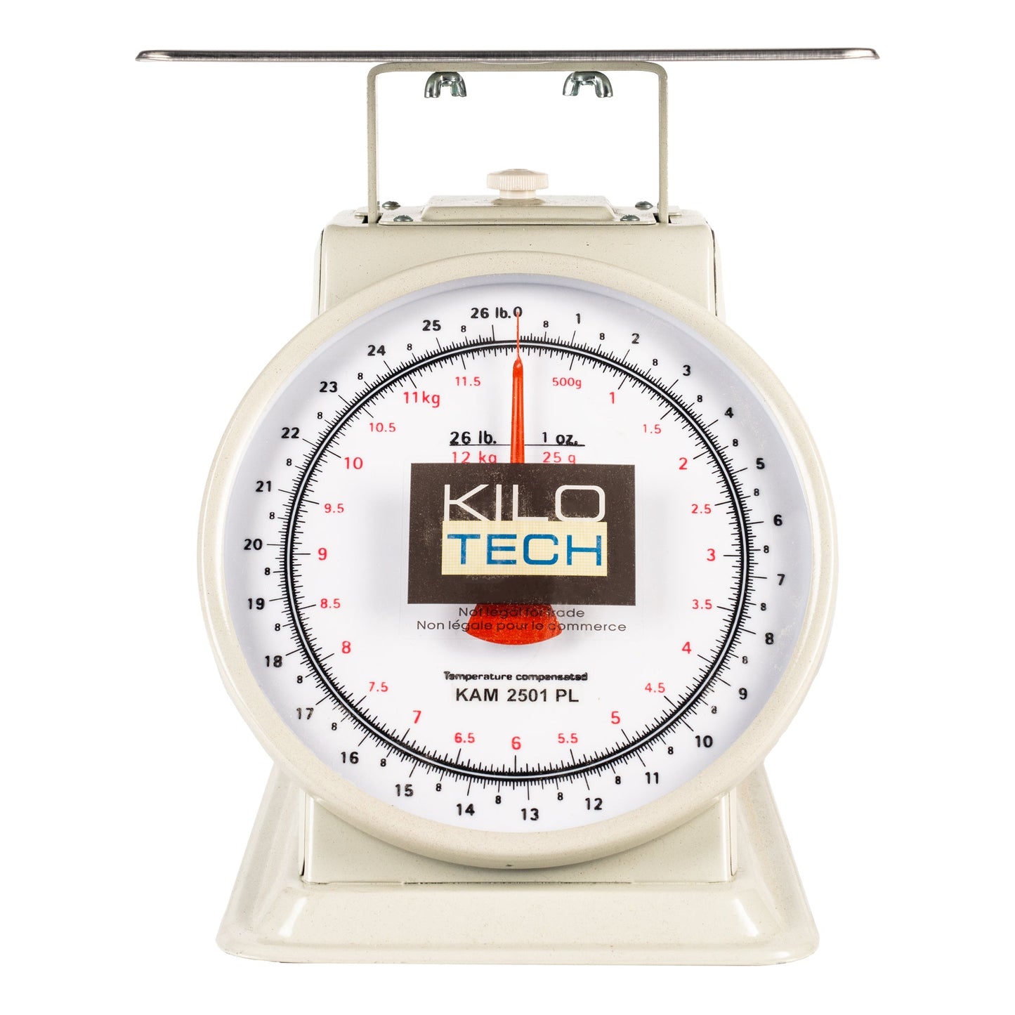 Kilotech | KAM 2501PL Mechanical Dial Scale with Platform, 12 kg