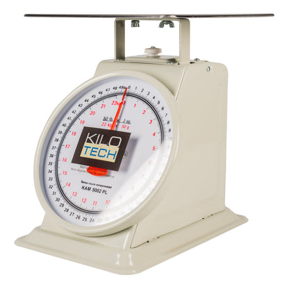 Kilotech | KAM 5002PL Mechanical Dial Scale with Platform, 22 kg