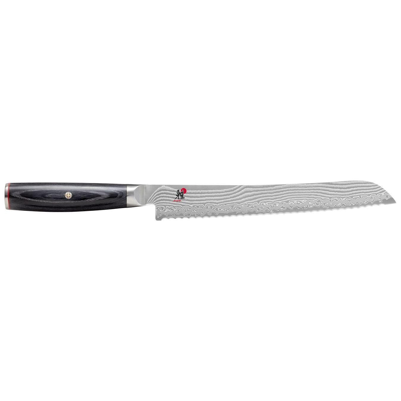 Zwilling | Miyabi 5000 FC-D Bread Knife, 9.5", Pakka Black - ChefEquipment.com