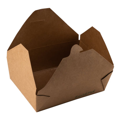 Eco-Packaging | EarthPak Paper Food Box, 64 oz, Brown (200-pack)