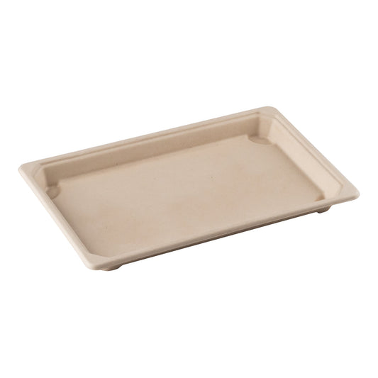 Eco Guardian | Sushi Large Rectangular Tray, 9.25" x 5.75", Sugarcane (600-pack)