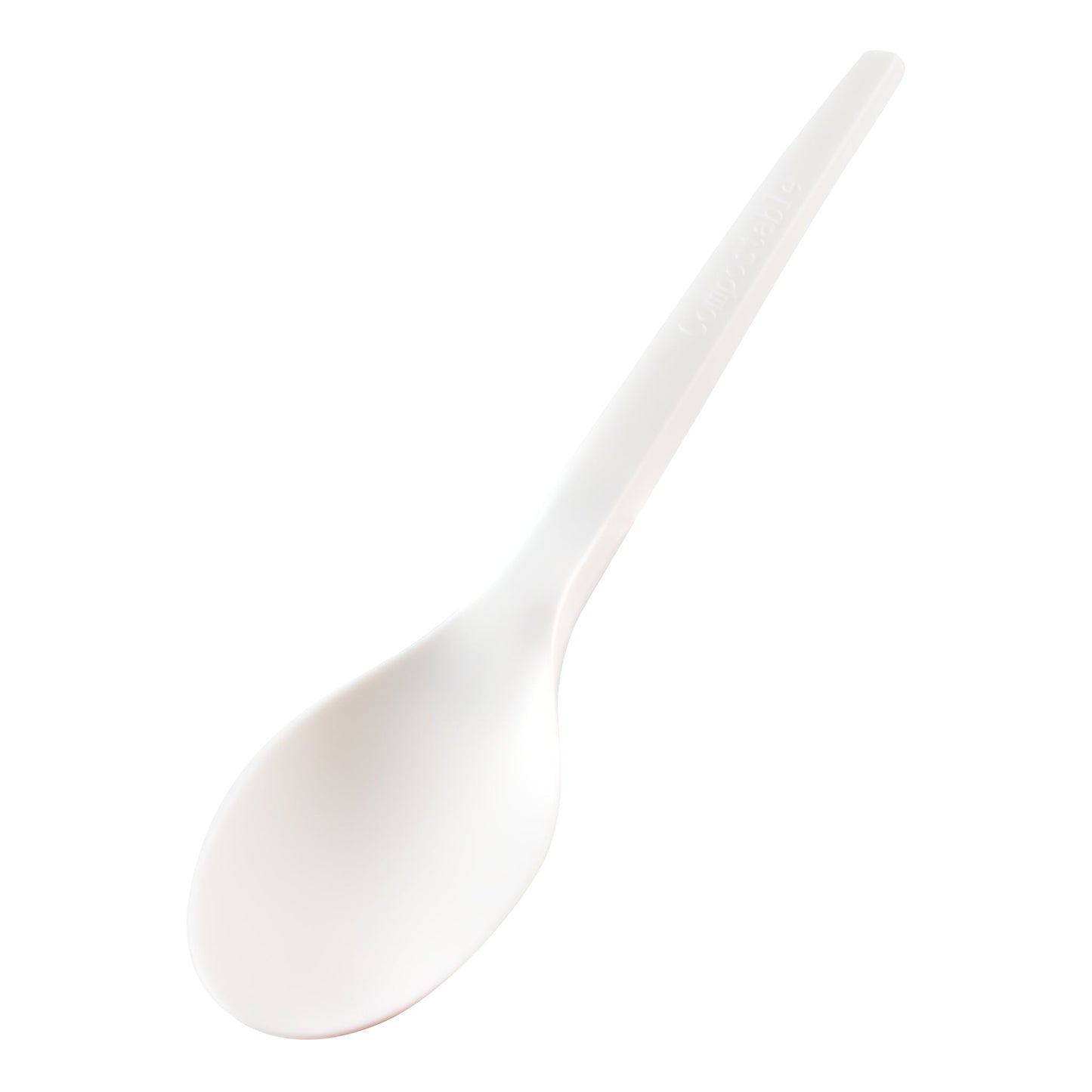 Eco Guardian | Compostable Wrapped Spoon, 6.5", White CPLA (750-pack)