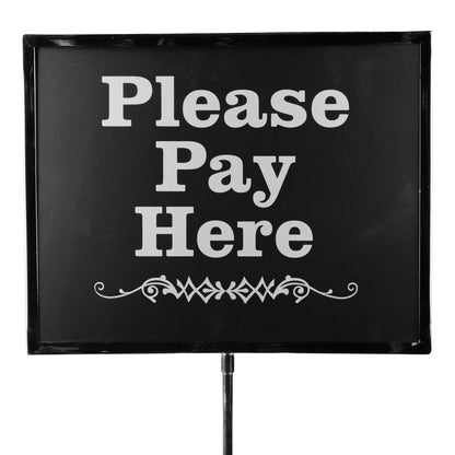 Rainbow Sign | Adjustable Height Floor Sign Kit, 24" - 48" High