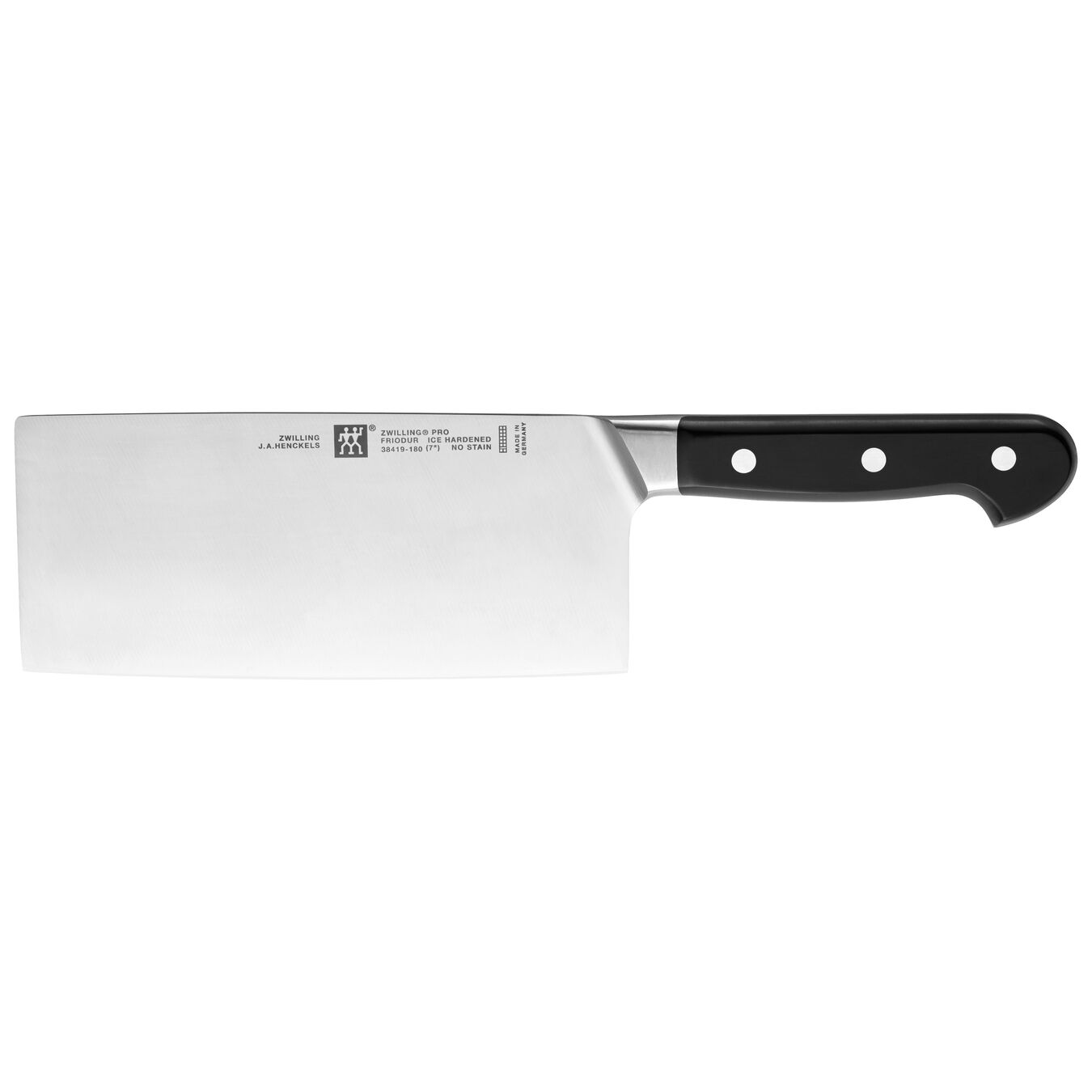 Zwilling | Pro Chinese Chef Knife, 7", Black - ChefEquipment.com