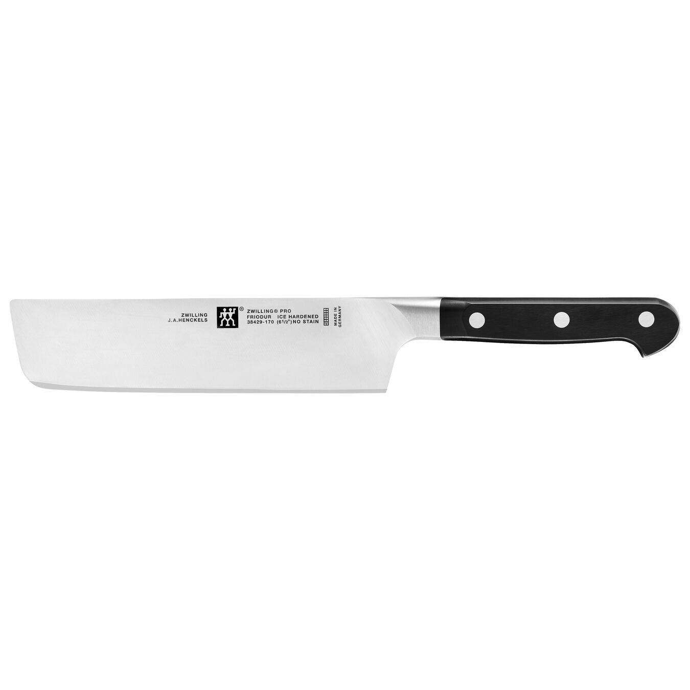 Zwilling | Pro Nakiri Knife, 6.5", Black - ChefEquipment.com