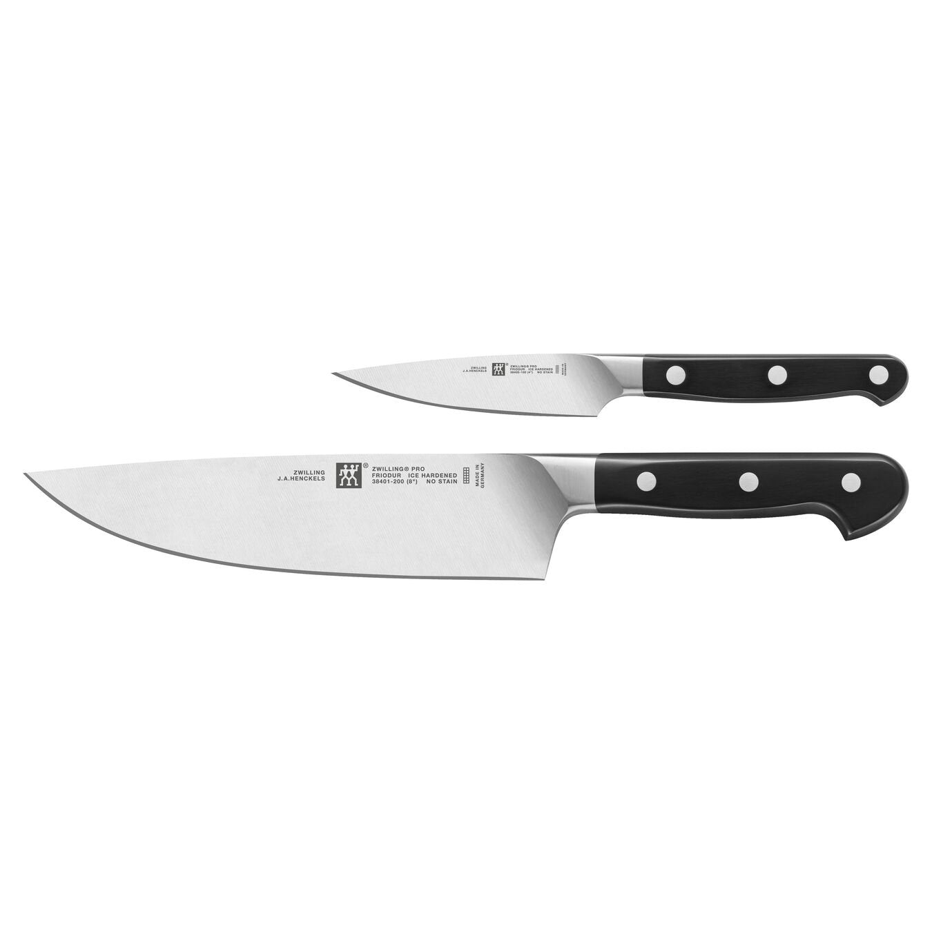 Zwilling | Pro 2 Piece Knife Set, Black - ChefEquipment.com