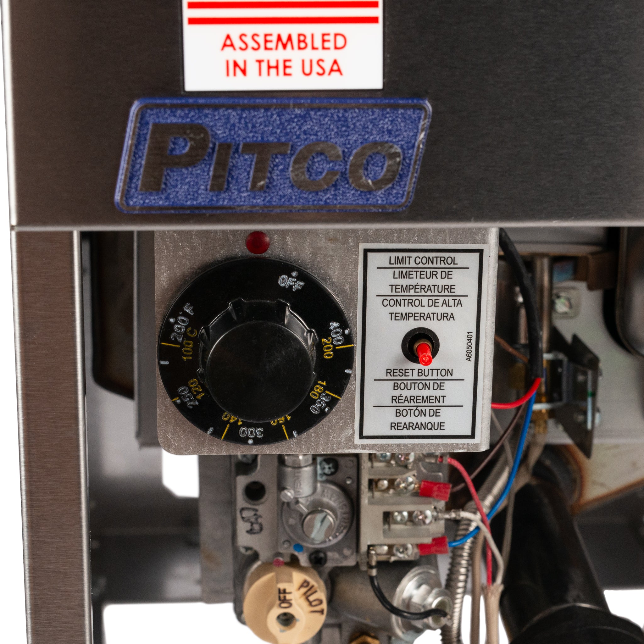 Pitco Gas Fryer Millivolt Thermostat & High Limit Safety Set - SG14, 60125402 & PP10084