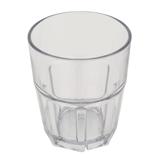 G.E.T. | Bahama Plastic Tumbler, 12 oz, Clear (72-pack)