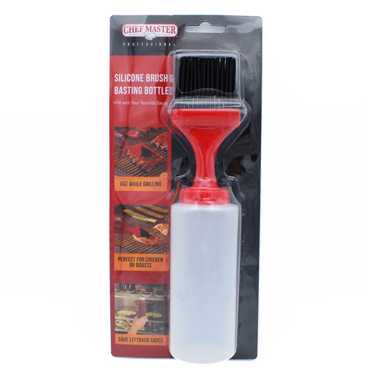 Chef Master | Silicone Brush Basting Bottle