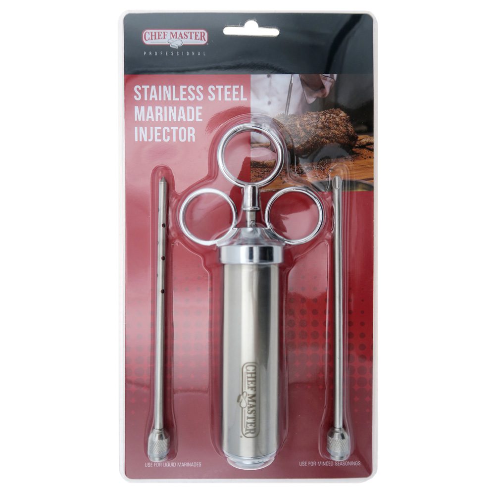 Chef Master | Marinade Injector, Stainless Steel