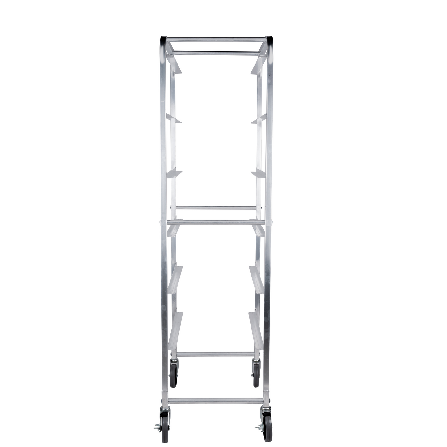 SignatureWares | 6 Shelf Bus Bin Rack, Aluminum