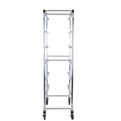 SignatureWares | 6 Shelf Bus Bin Rack, Aluminum