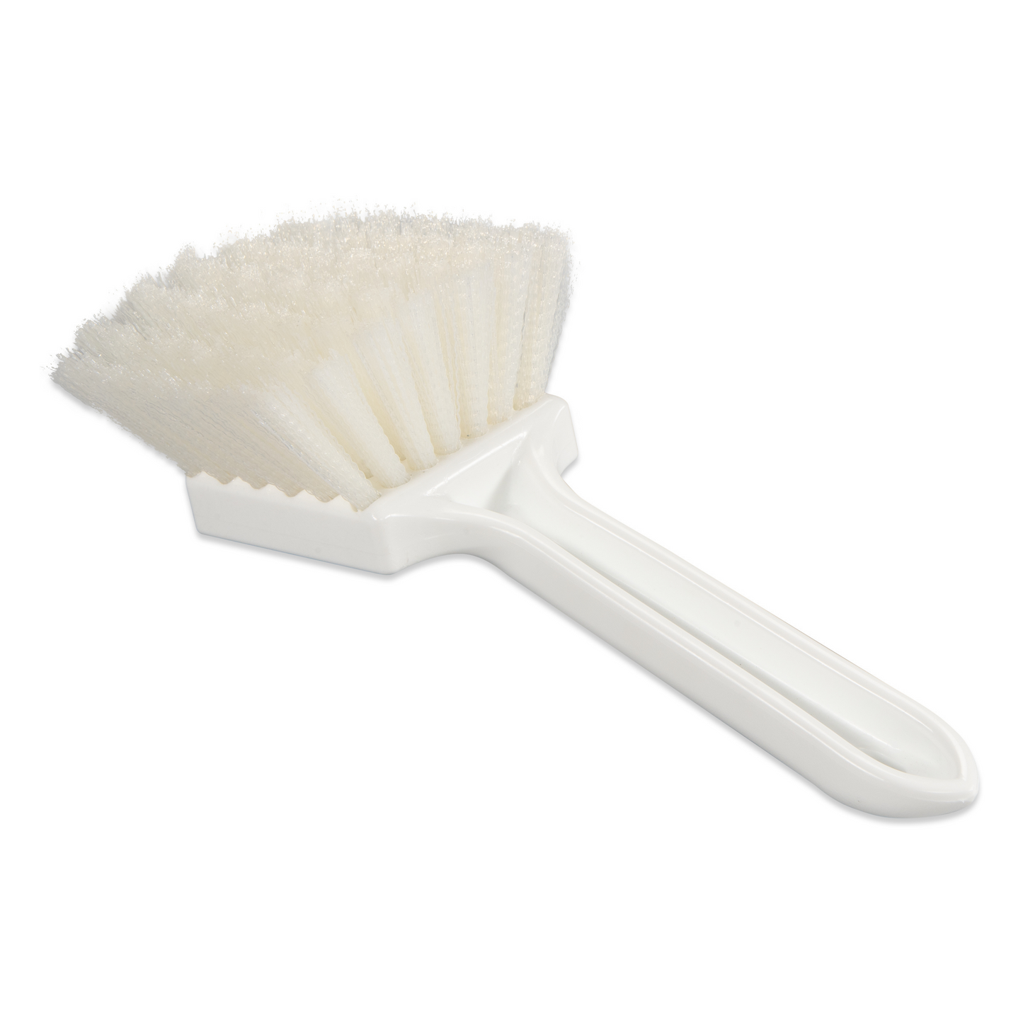 Carlisle | Sparta 8" x 3" Bent Handle Utility Scrub Brush With Stiff Polyester Bristles