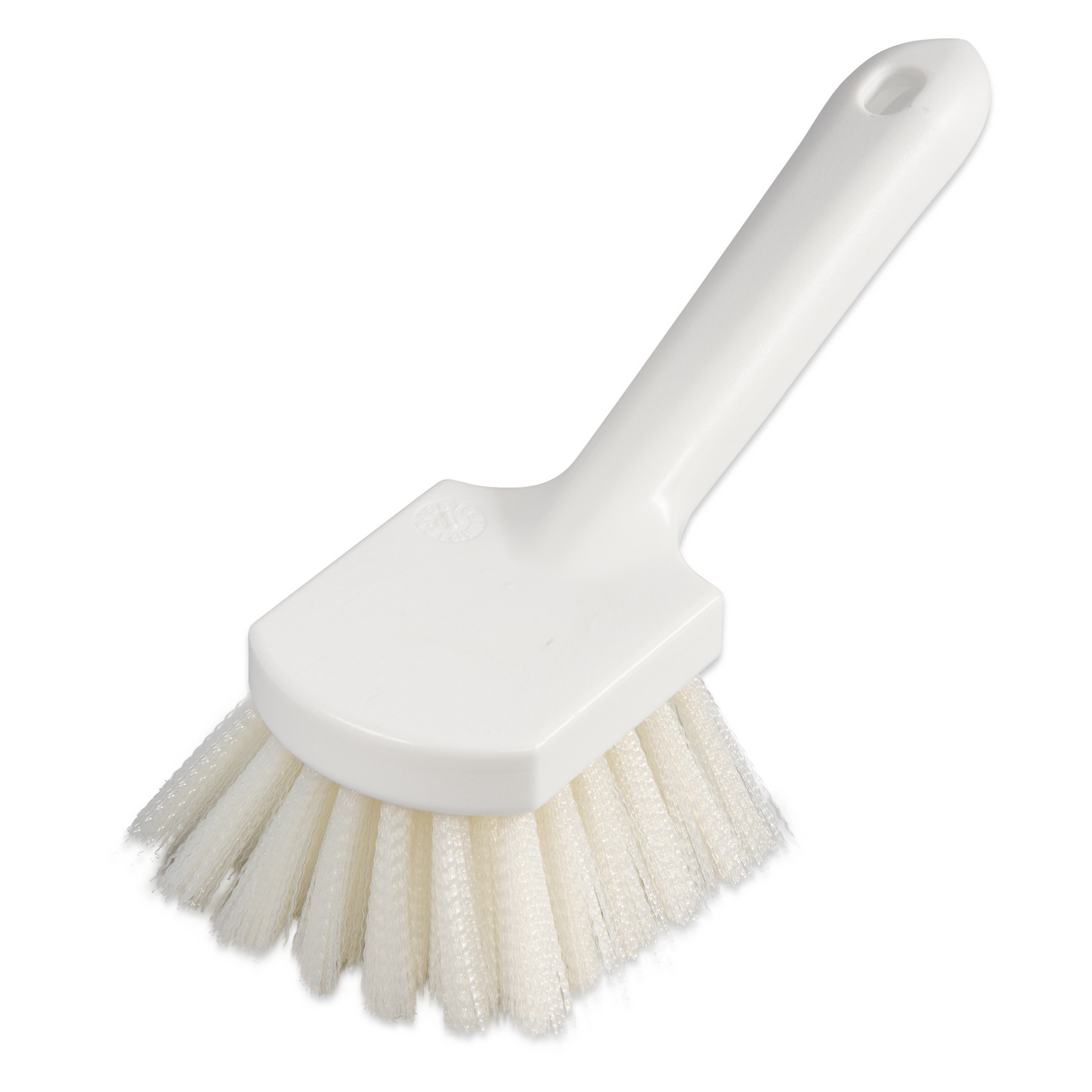 Carlisle | Sparta 8" x 3" Bent Handle Utility Scrub Brush With Stiff Polyester Bristles