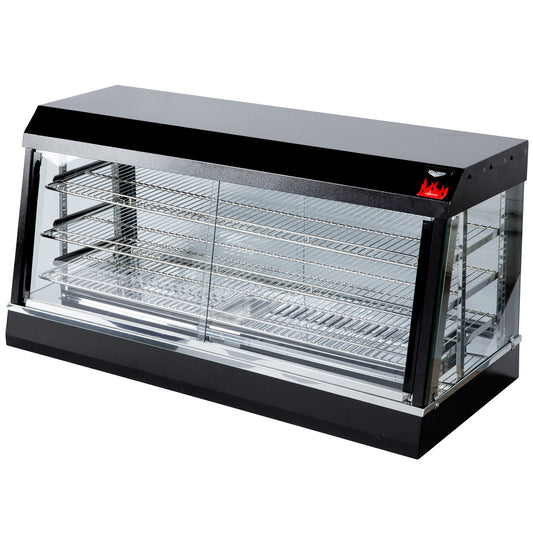 Vollrath | Cayenne Heated Display Case, 48", Angled Front, Front and Back Access, 120V