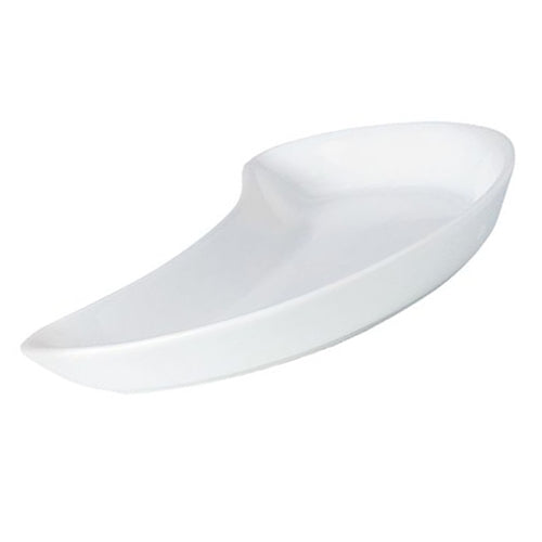 Steelite | Simplicity Crescent Salad Plate, 8", White (12-pack)