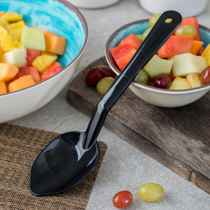 Carlisle | Solid Serving Spoon, Black