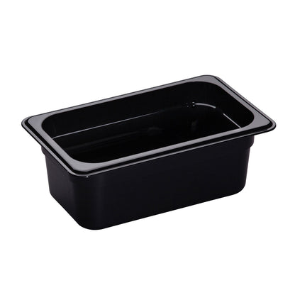 Cambro | Camwear 1/4 Size Food Pan, 4" Deep, Black