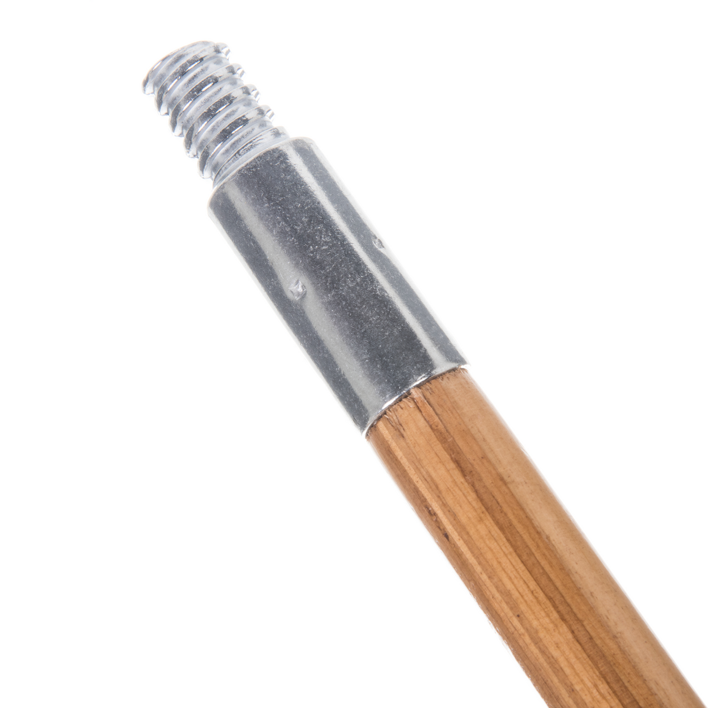 Carlisle | 60" Metal Tip Threaded Wood Handle, 1" Diameter