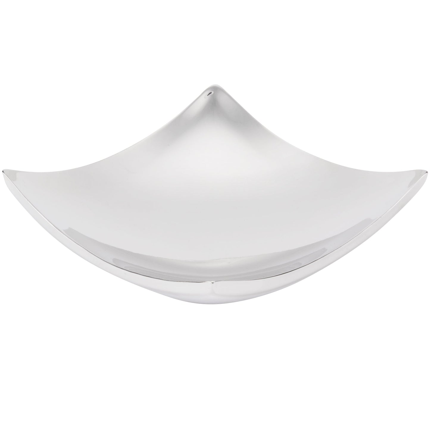 Vollrath | Double Wall Curved Platter, 7.5" x 7.5", Polished Stainless Steel