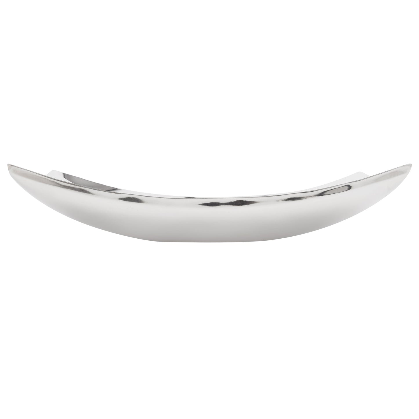 Vollrath | Double Wall Curved Platter, 15" x 8.25", Polished Stainless Steel