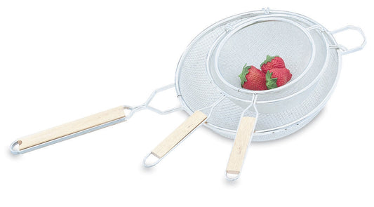 Vollrath | Single Medium Mesh Strainer, 6.25", Wood Handle, FINAL SALE