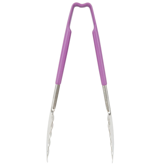 Vollrath | Kool-Touch One-Piece Tongs, 9.5", Purple